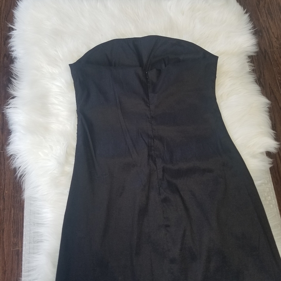 Daisy Black Classic Mini Prom Cocktail Evening Event Dress Wedding Size Large - Picture 10 of 11